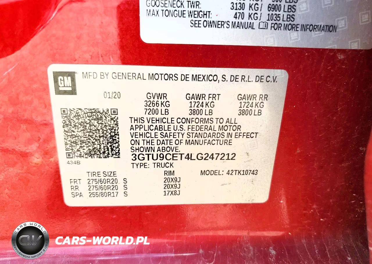 2020 GMC Sierra K1500 Elevation VIN:3GTU9CET4LG247212 - 12