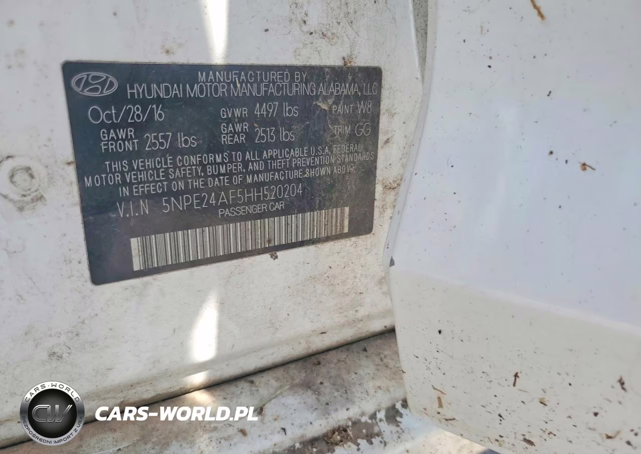 2017 Hyundai Sonata Se VIN:5NPE24AF5HH520204 - 12