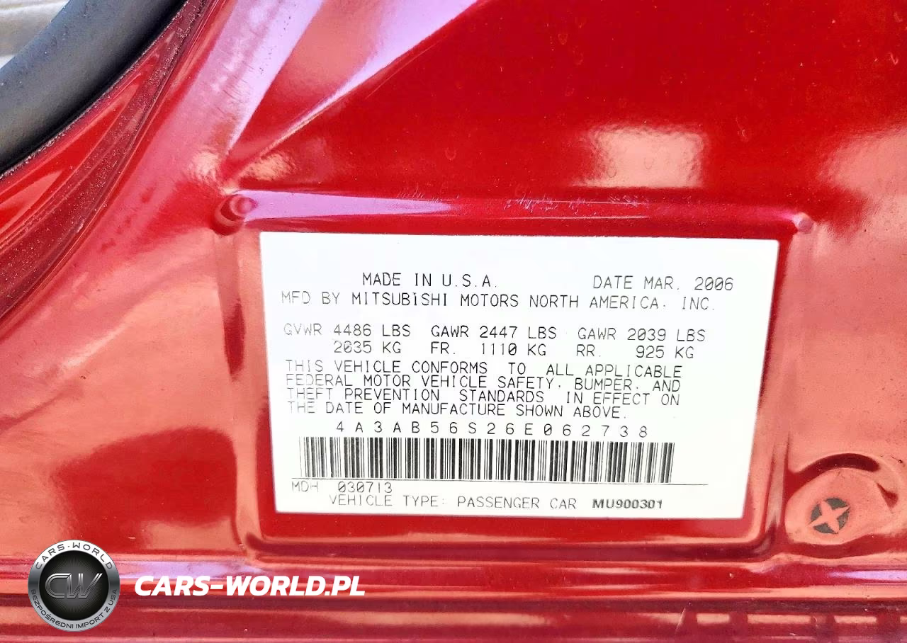 2006 Mitsubishi Galant Ls Premium VIN:4A3AB56S26E062738 - 12