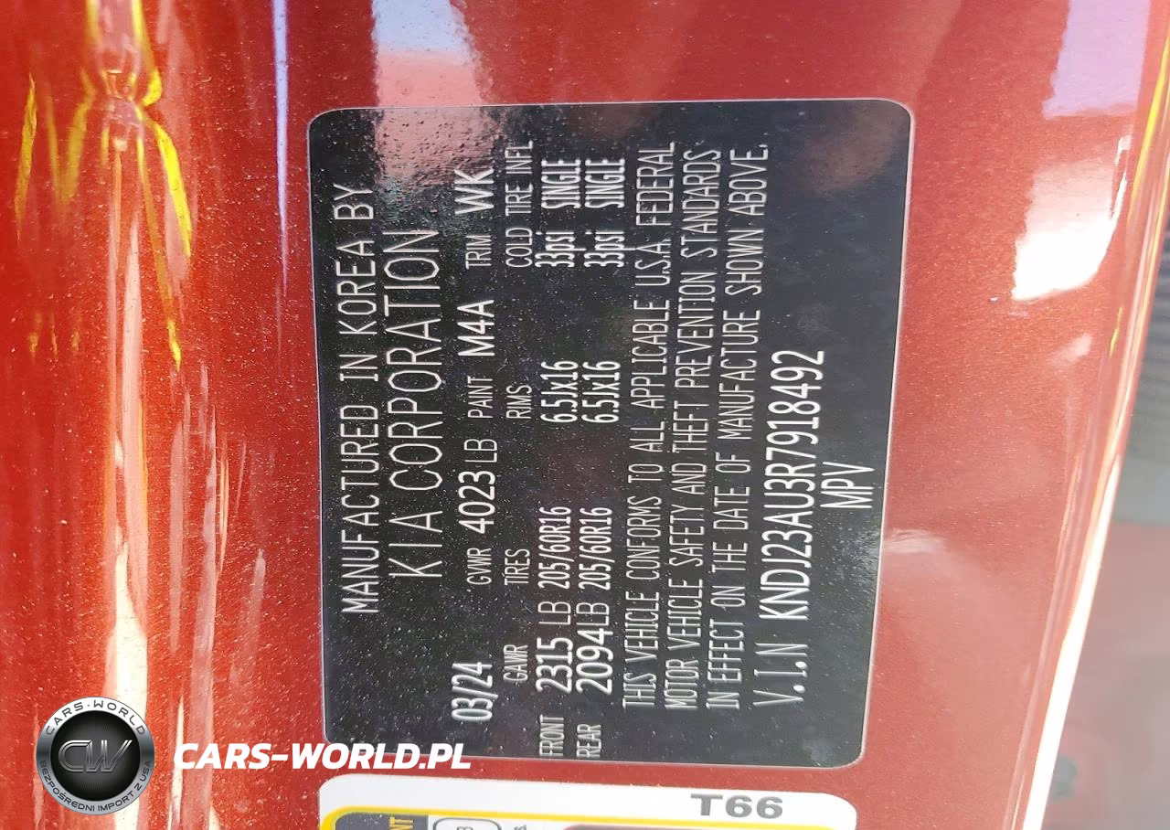 2024 Kia Soul S VIN:KNDJ23AU3R7918492 - 12