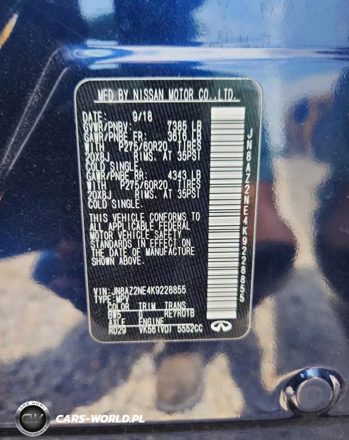 2019 Infiniti Qx80 Luxe VIN:JN8AZ2NE4K9228855 - 13