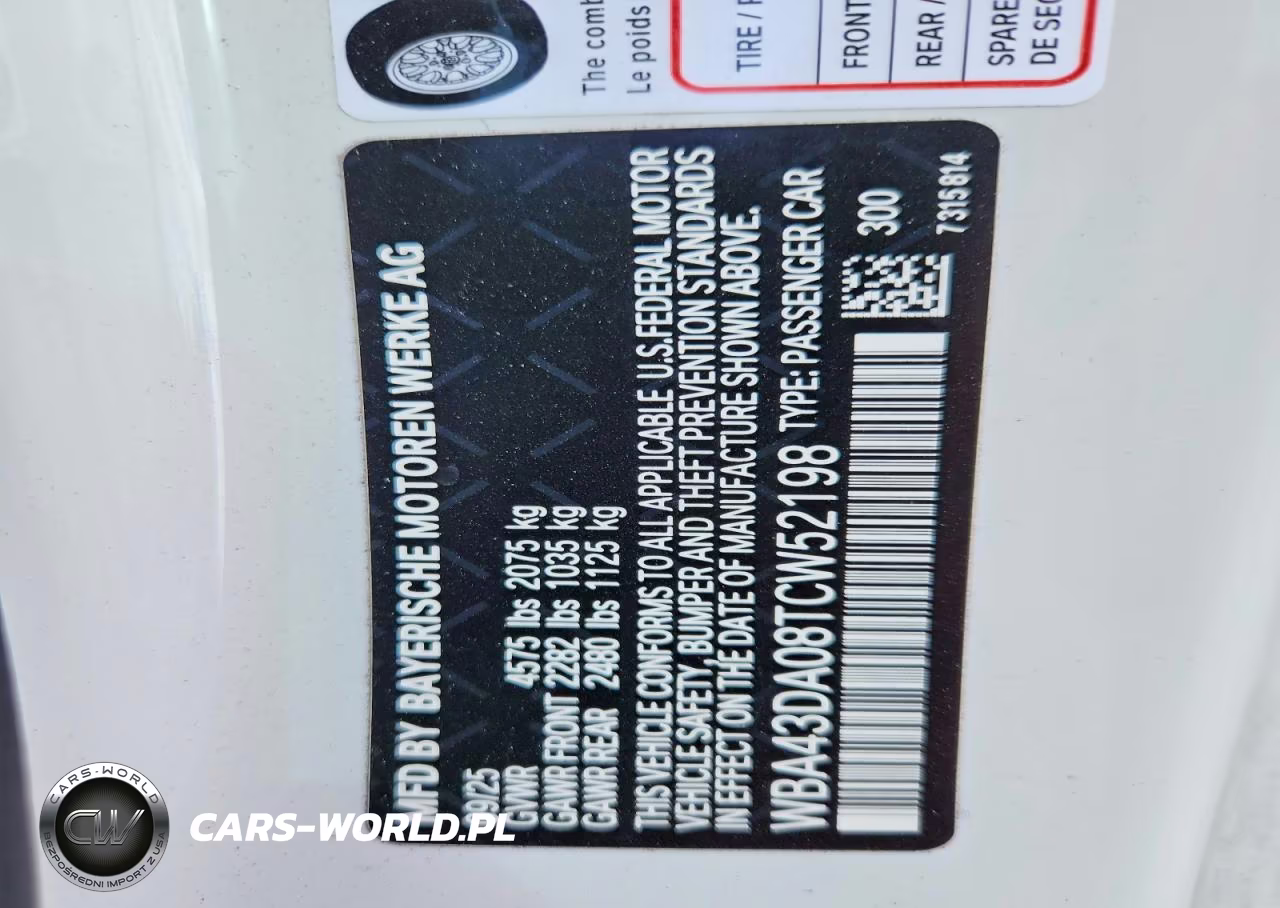 2026 BMW 430I VIN:WBA43DA08TCW52198 - 12