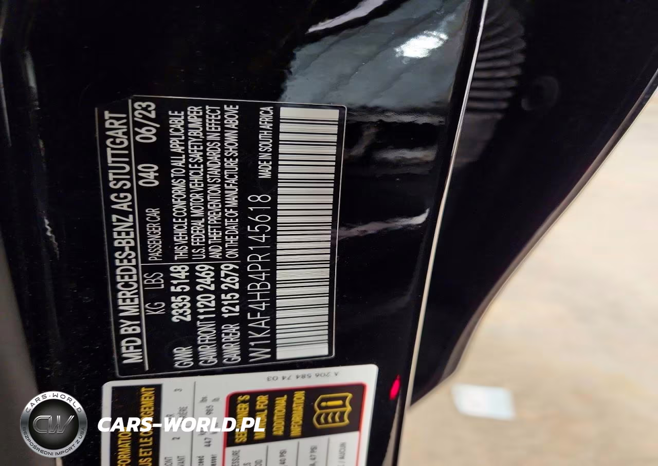 2023 Mercedes-Benz C 300 4Matic VIN:W1KAF4HB4PR145618 - 12