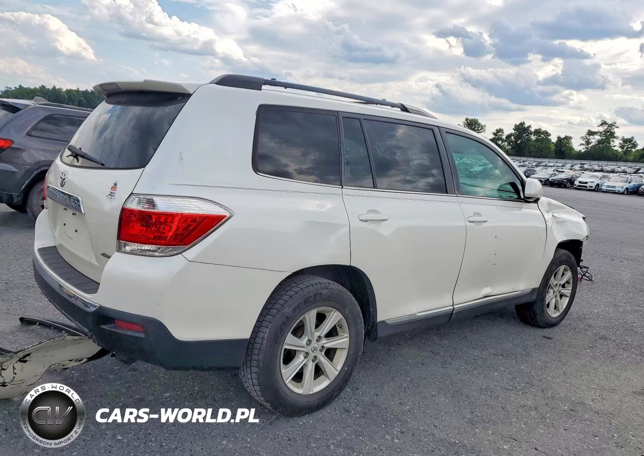 2012 Toyota Highlander Se VIN:5TDBK3EH7CS149235 - 3