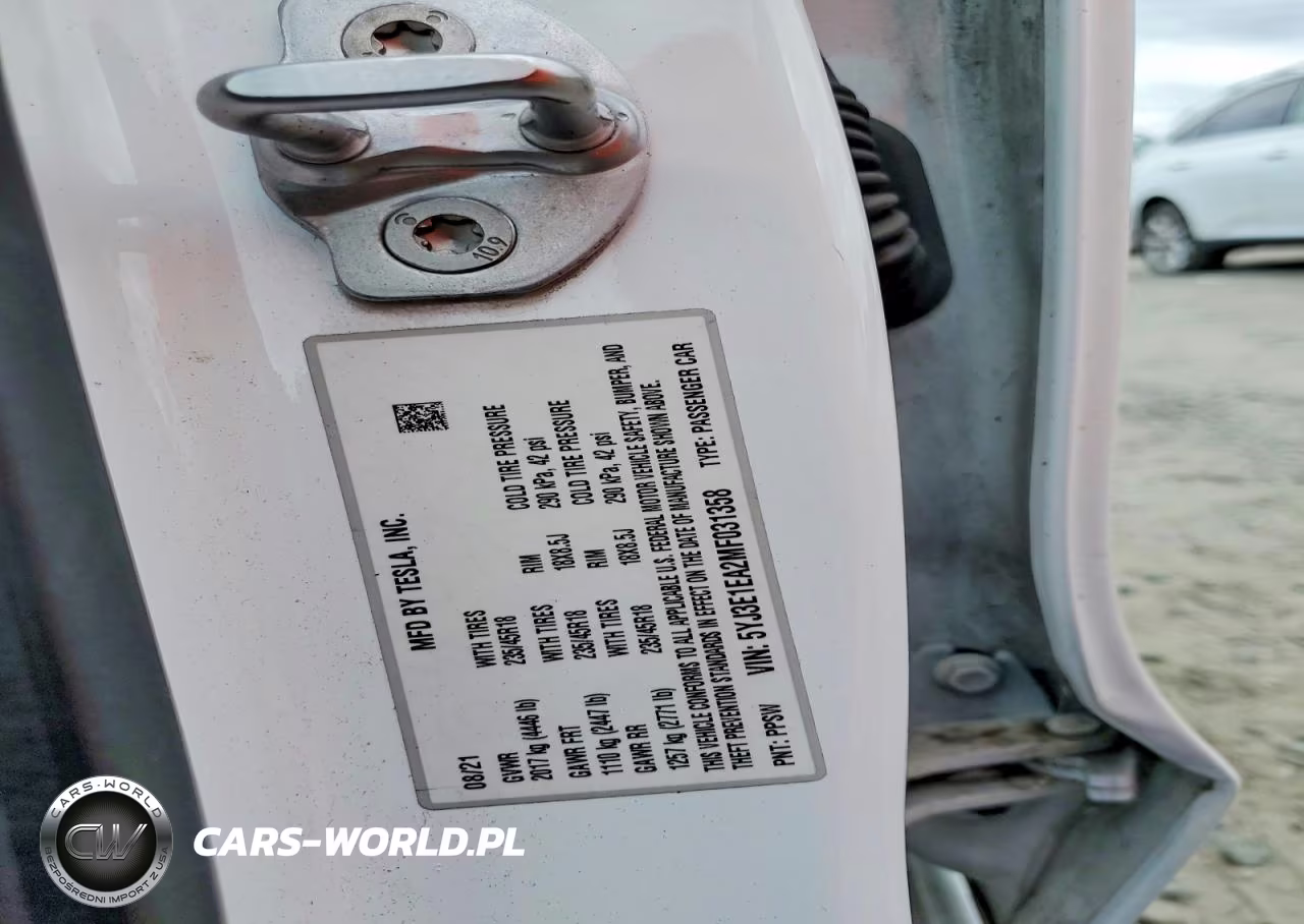 2021 Tesla Model 3 VIN:5YJ3E1EA2MF031358 - 12