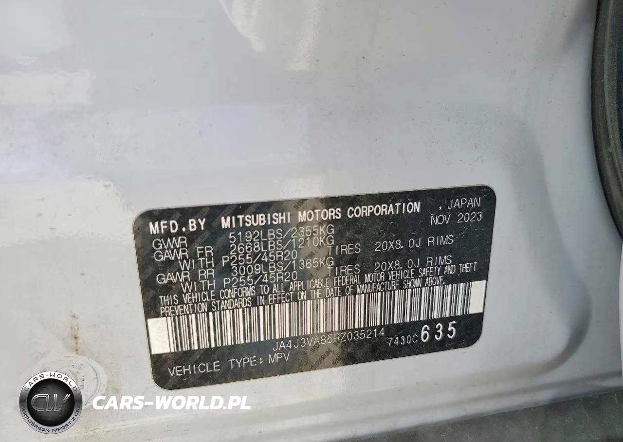 2024 Mitsubishi Outlander Se VIN:JA4J3VA85RZ035214 - 13