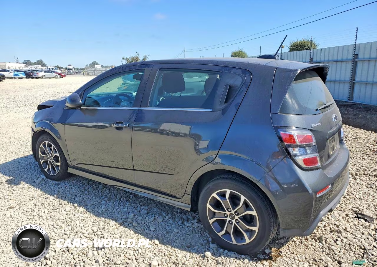 2020 Chevrolet Sonic Lt VIN:1G1JD6SBXL4108206 - 2