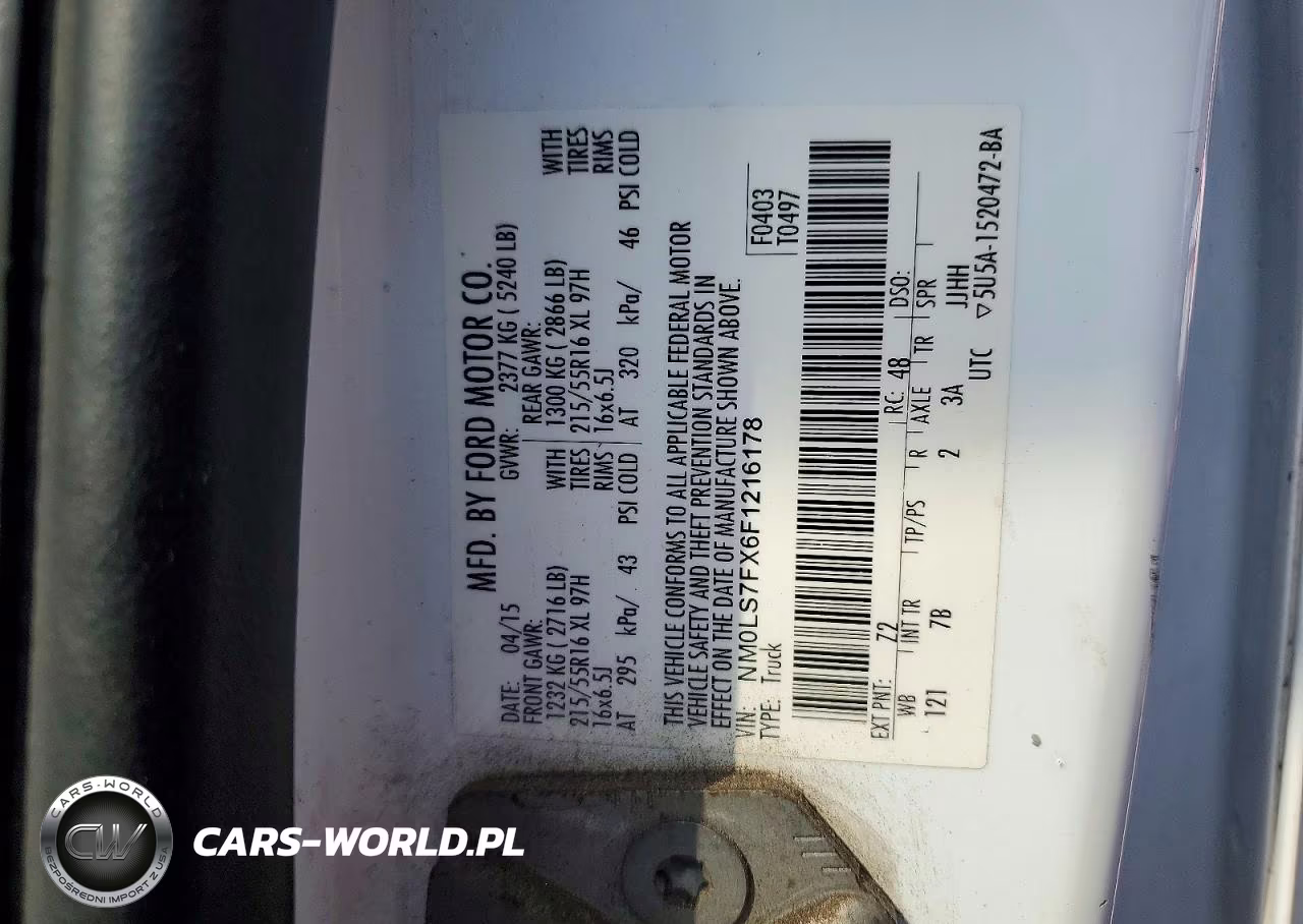 2015 Ford Transit Connect Xlt VIN:NM0LS7FX6F1216178 - 13