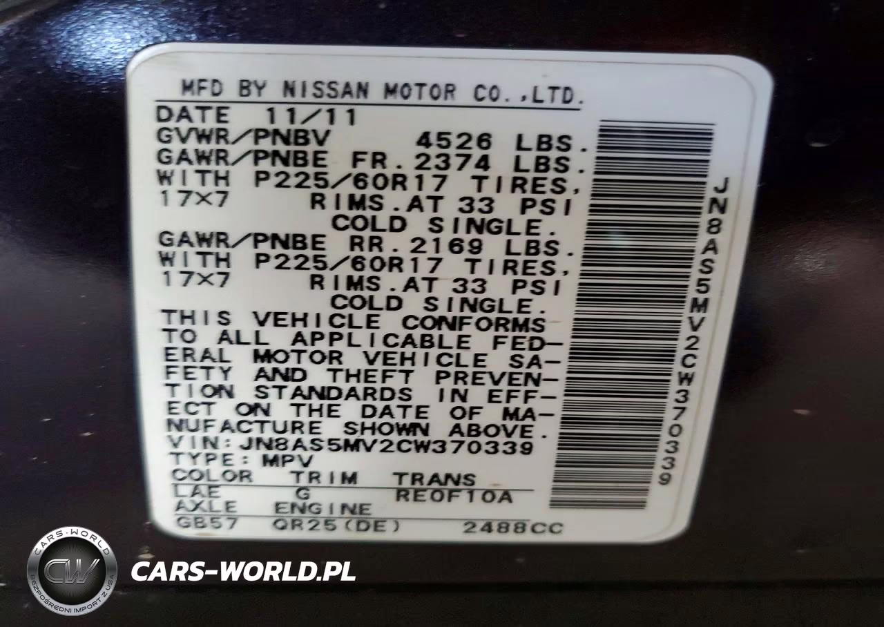 2012 Nissan Rogue S VIN:JN8AS5MV2CW370339 - 12