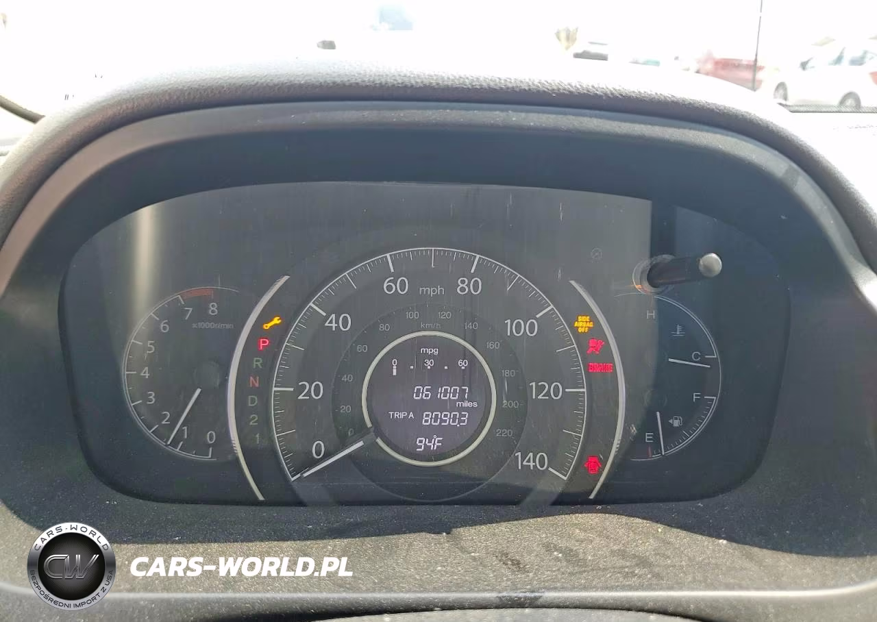 2013 Honda Cr-V Lx VIN:2HKRM3H32DH503596 - 9