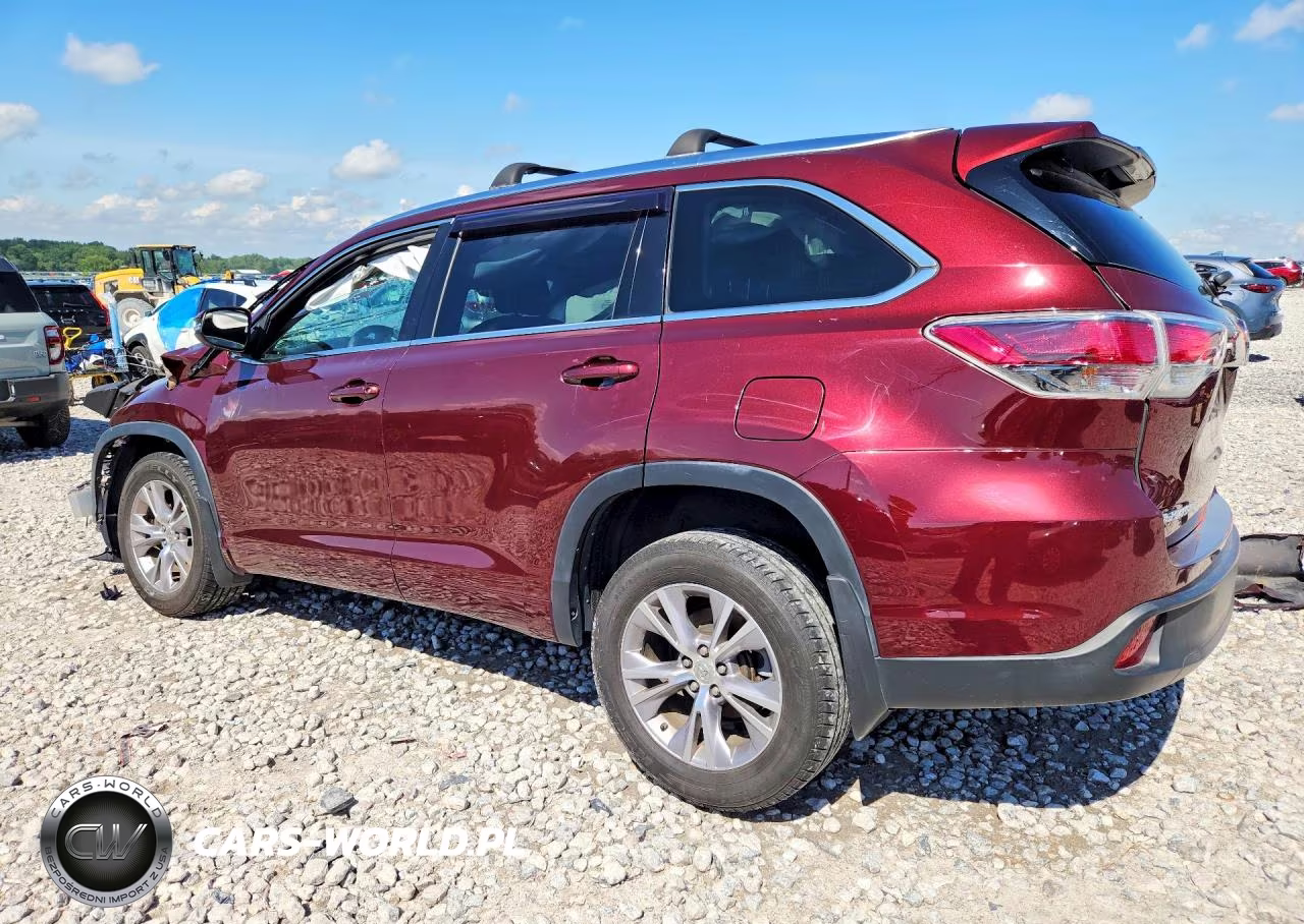 2015 Toyota Highlander Xle VIN:5TDJKRFH4FS119076 - 2