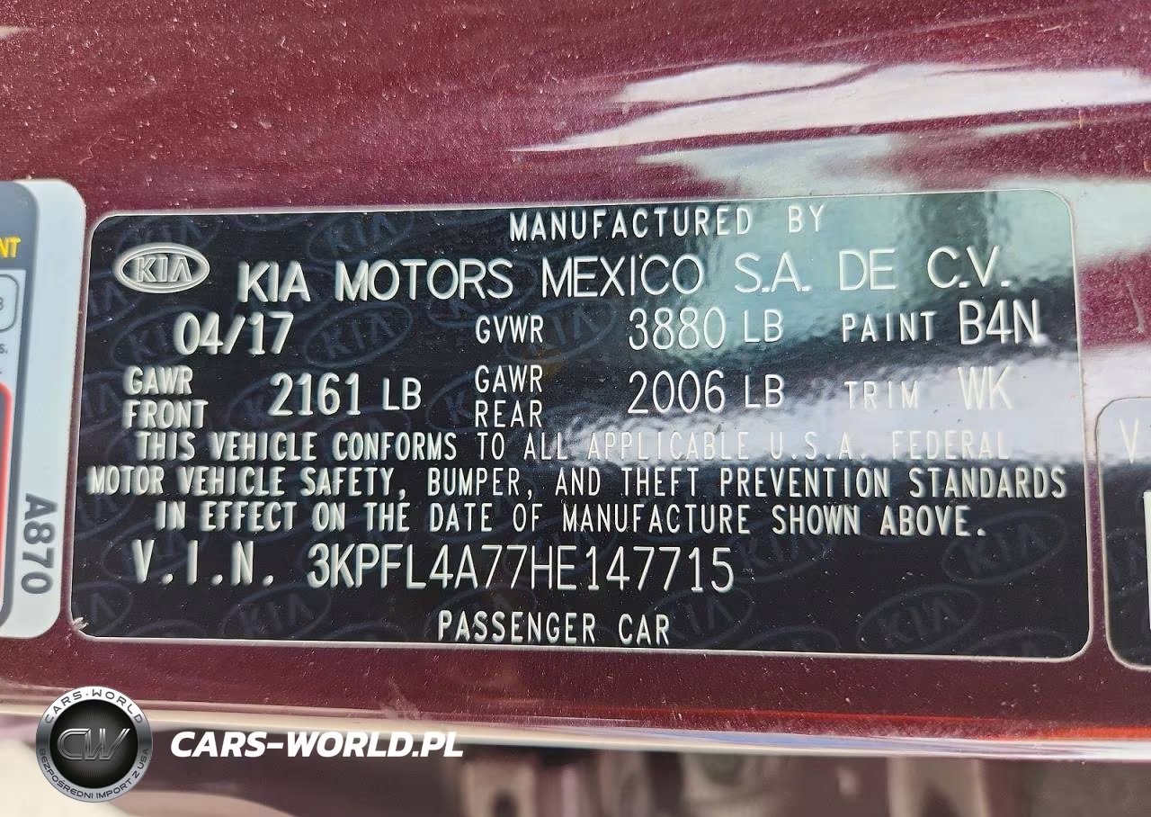 2017 Kia Forte Lx VIN:3KPFL4A77HE147715 - 12