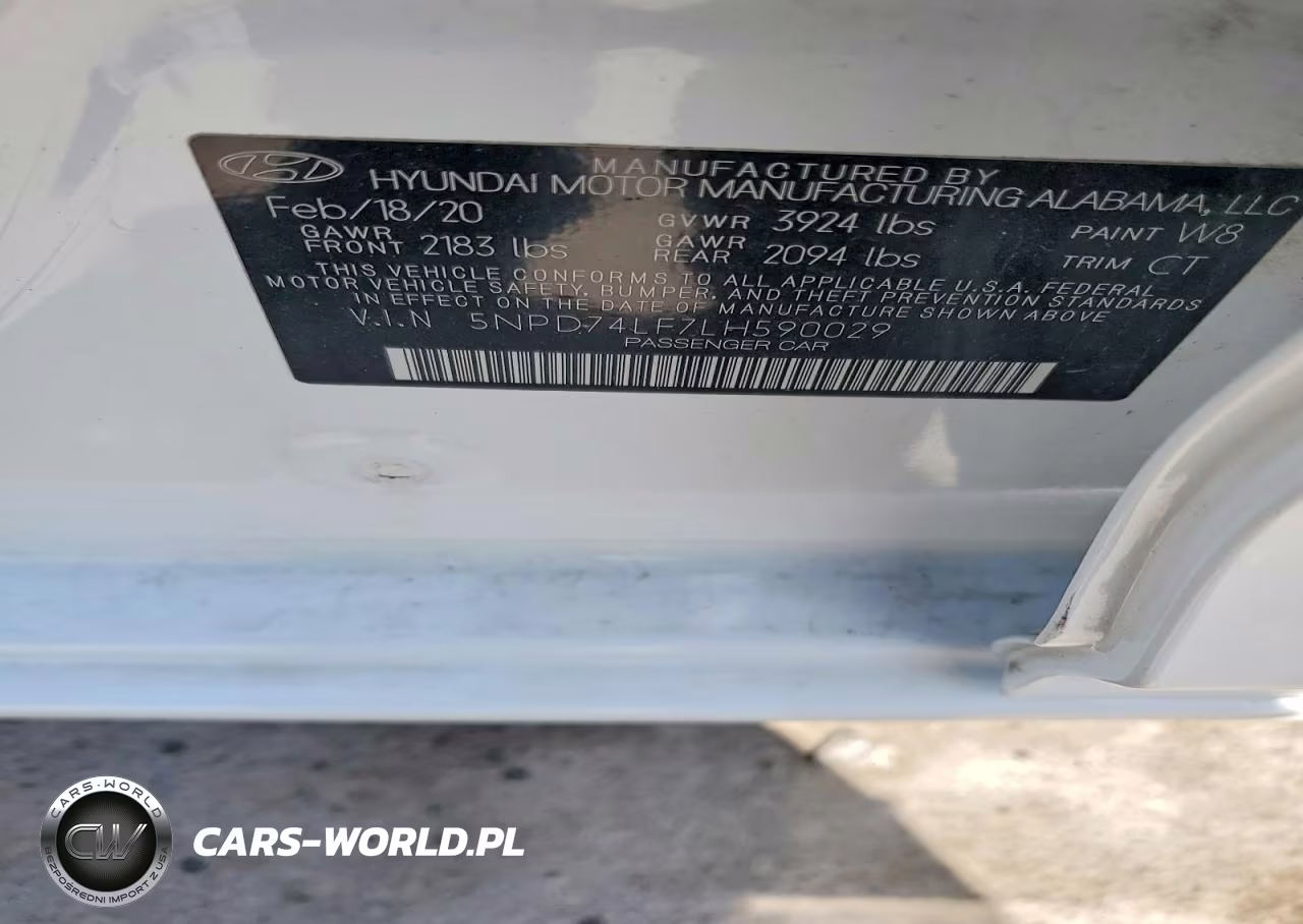 2020 Hyundai Elantra Se VIN:5NPD74LF7LH590029 - 12