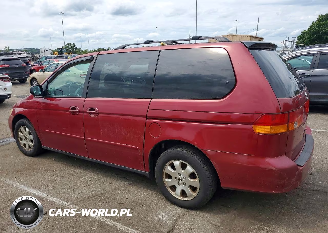 2002 Honda Odyssey Ex VIN:2HKRL186X2H556240 - 2