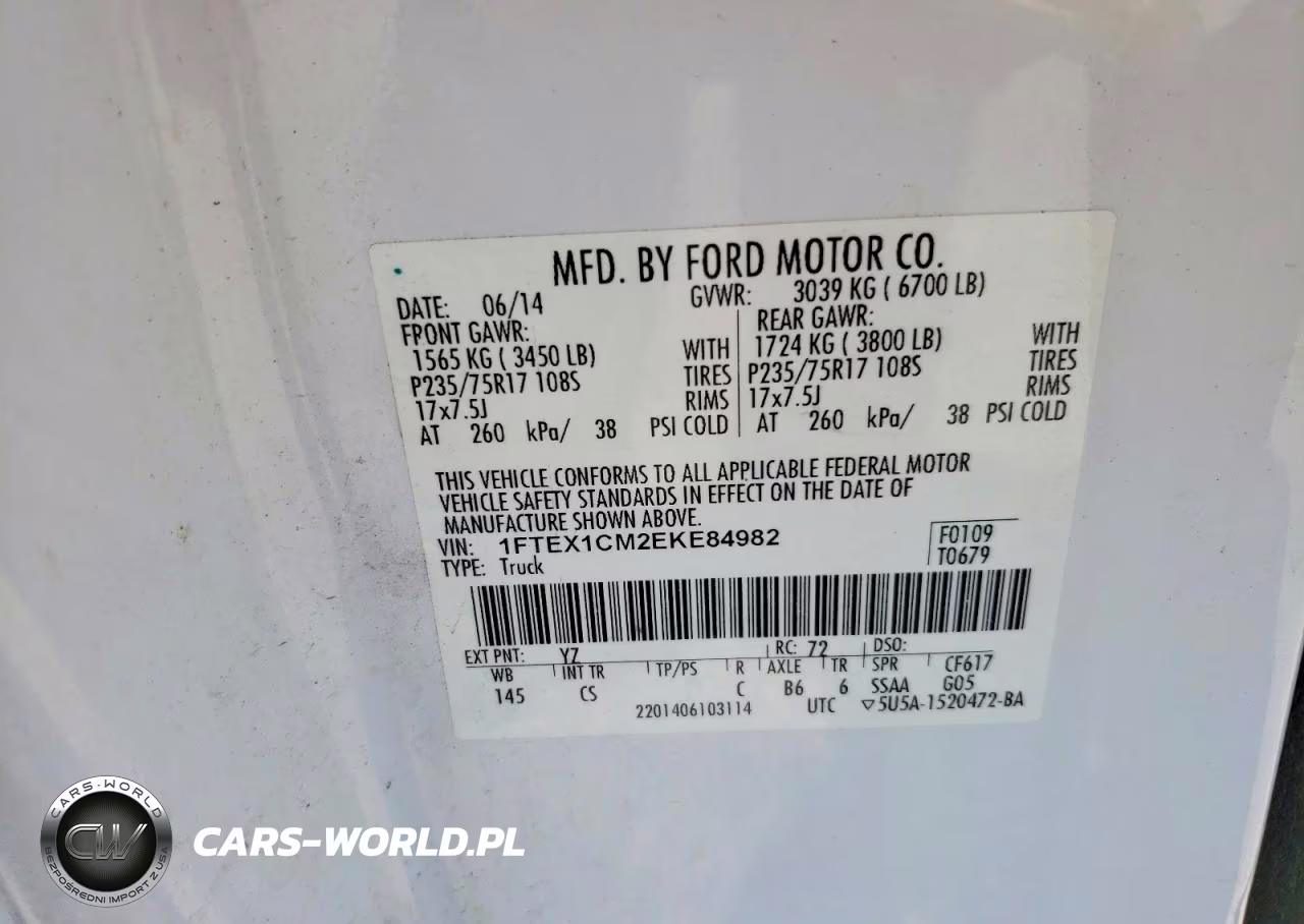 2014 Ford F150 Super Cab VIN:1FTEX1CM2EKE84982 - 12
