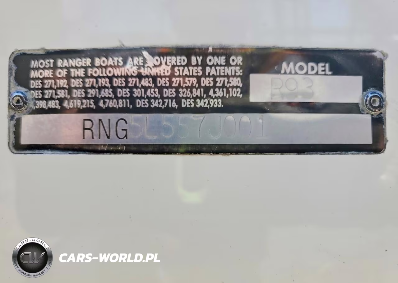 2001 Rang R93 Bass - Boat VIN:RNG5L557J001 - 10