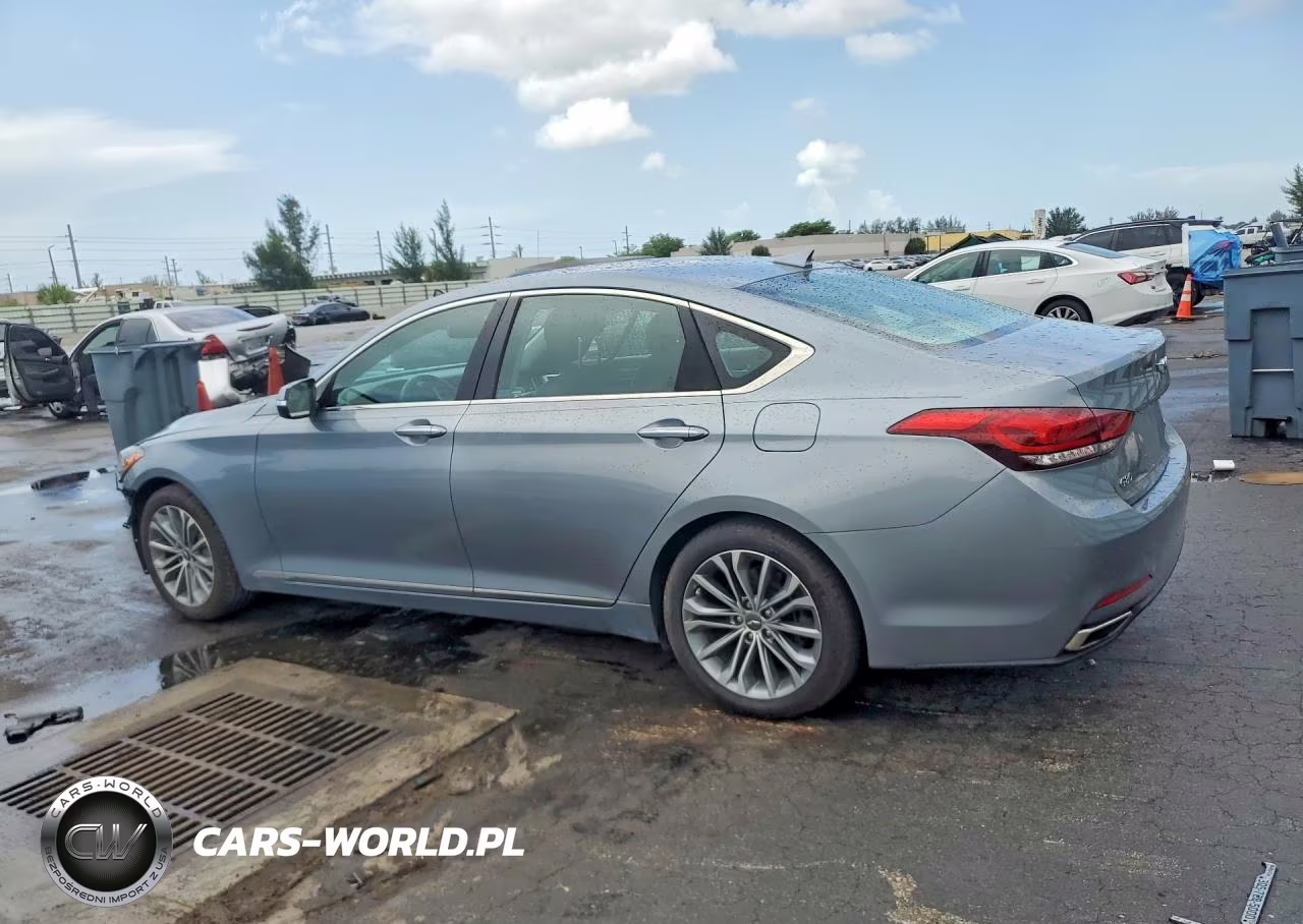 2017 Genesis G80 3.8 VIN:KMHGN4JE9HU168477 - 2