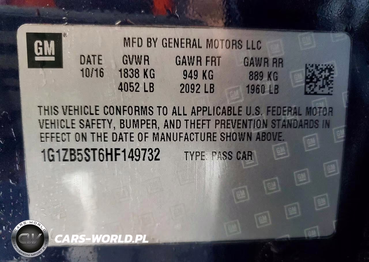 2017 Chevrolet Malibu Ls VIN:1G1ZB5ST6HF149732 - 12