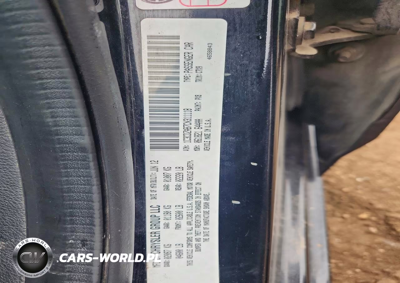 2012 Dodge Avenger Se VIN:1C3CDZAB7CN311118 - 12