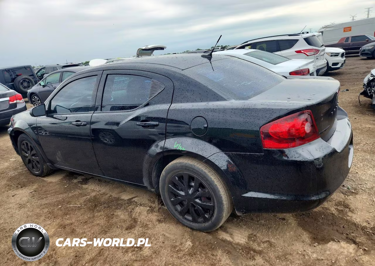 2012 Dodge Avenger Se VIN:1C3CDZAB7CN311118 - 2