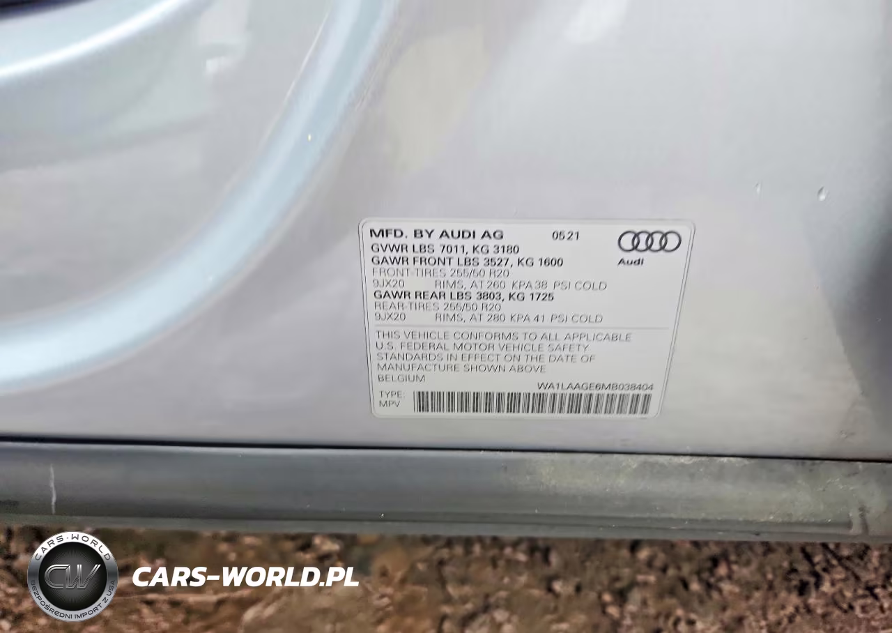 2021 Audi E-Tron Premium Plus VIN:WA1LAAGE6MB038404 - 14