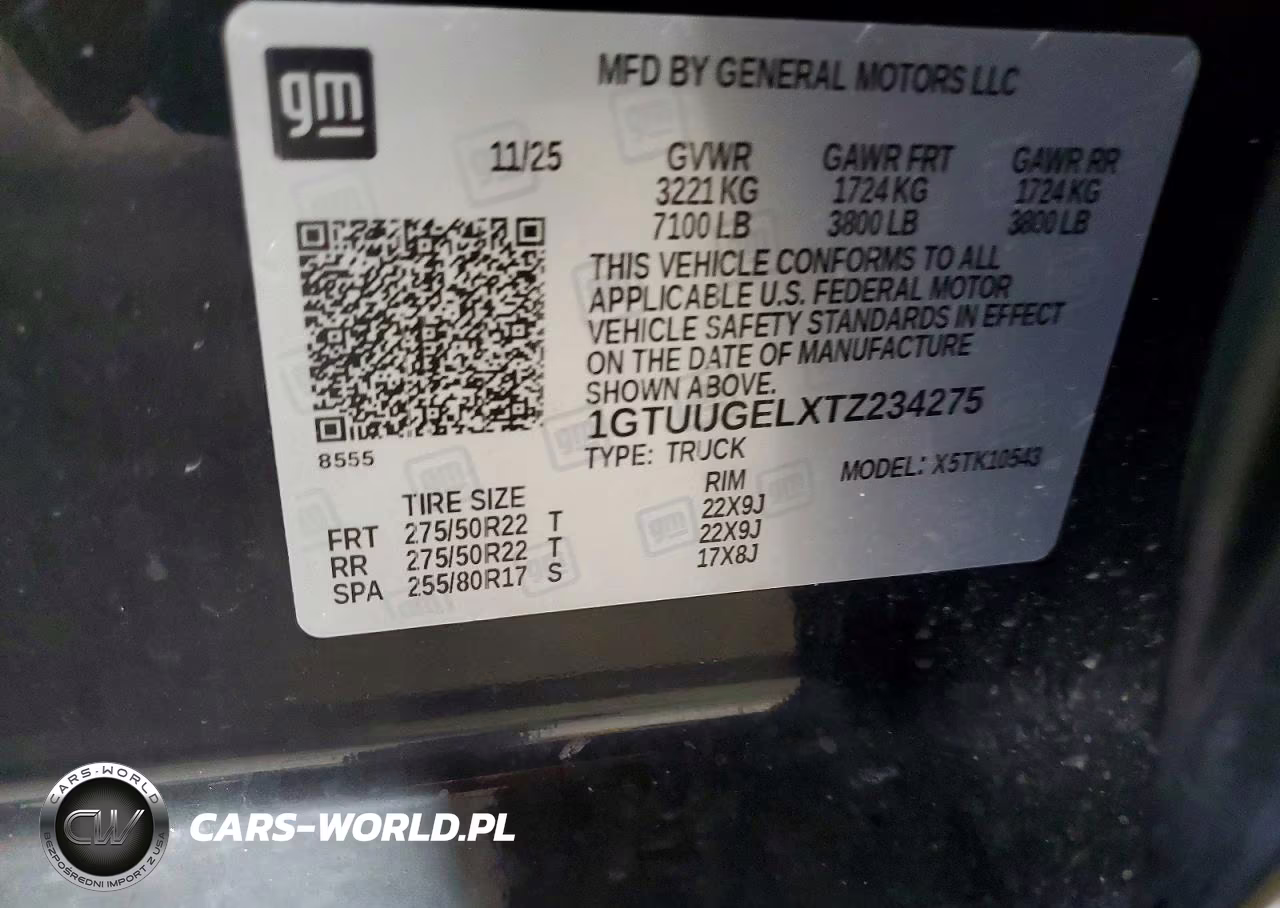 2026 GMC Sierra K1500 Denali VIN:1GTUUGELXTZ234275 - 12