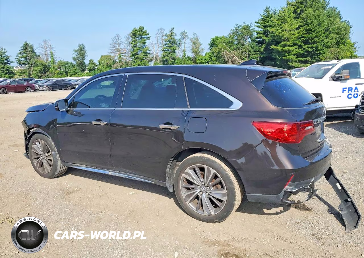 2017 Acura Mdx Technology VIN:5FRYD4H54HB002893 - 2