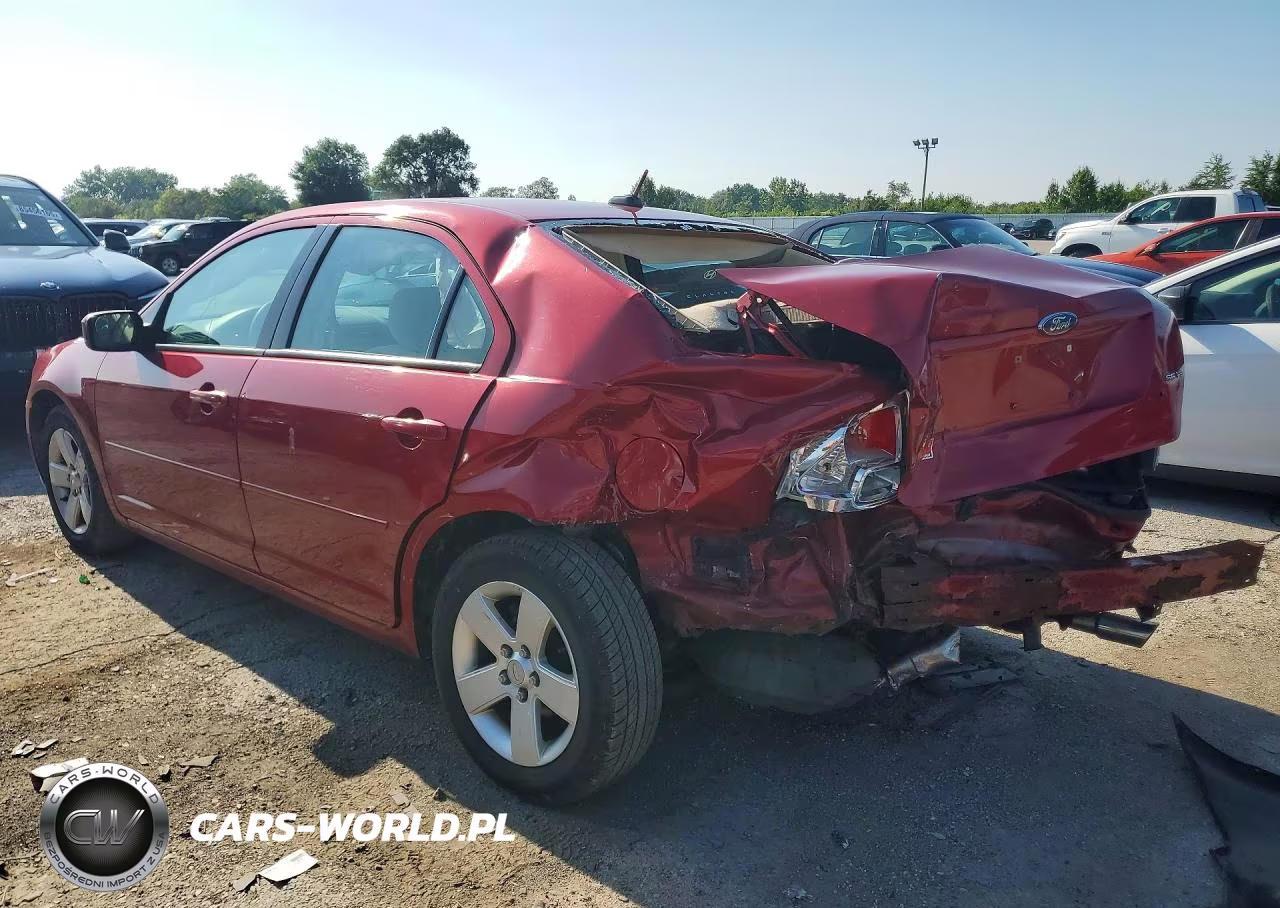 2008 Ford Fusion Se VIN:3FAHP07198R168492 - 2