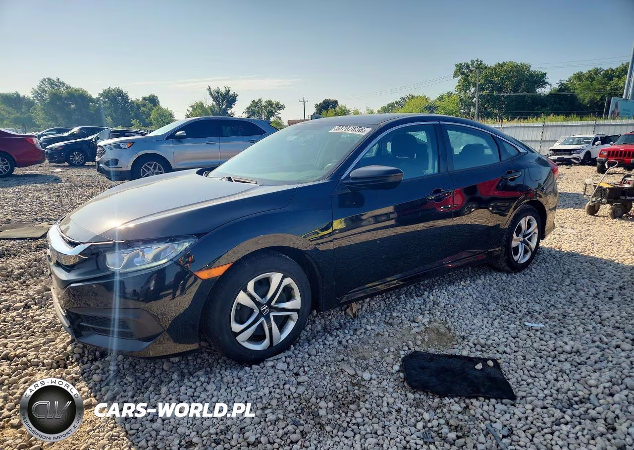 2018 Honda Civic Lx VIN:19XFC2F54JE043071 - 1