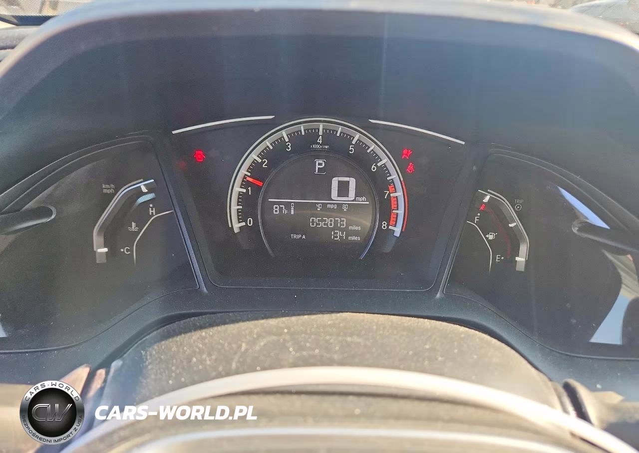 2018 Honda Civic Lx VIN:19XFC2F54JE043071 - 9
