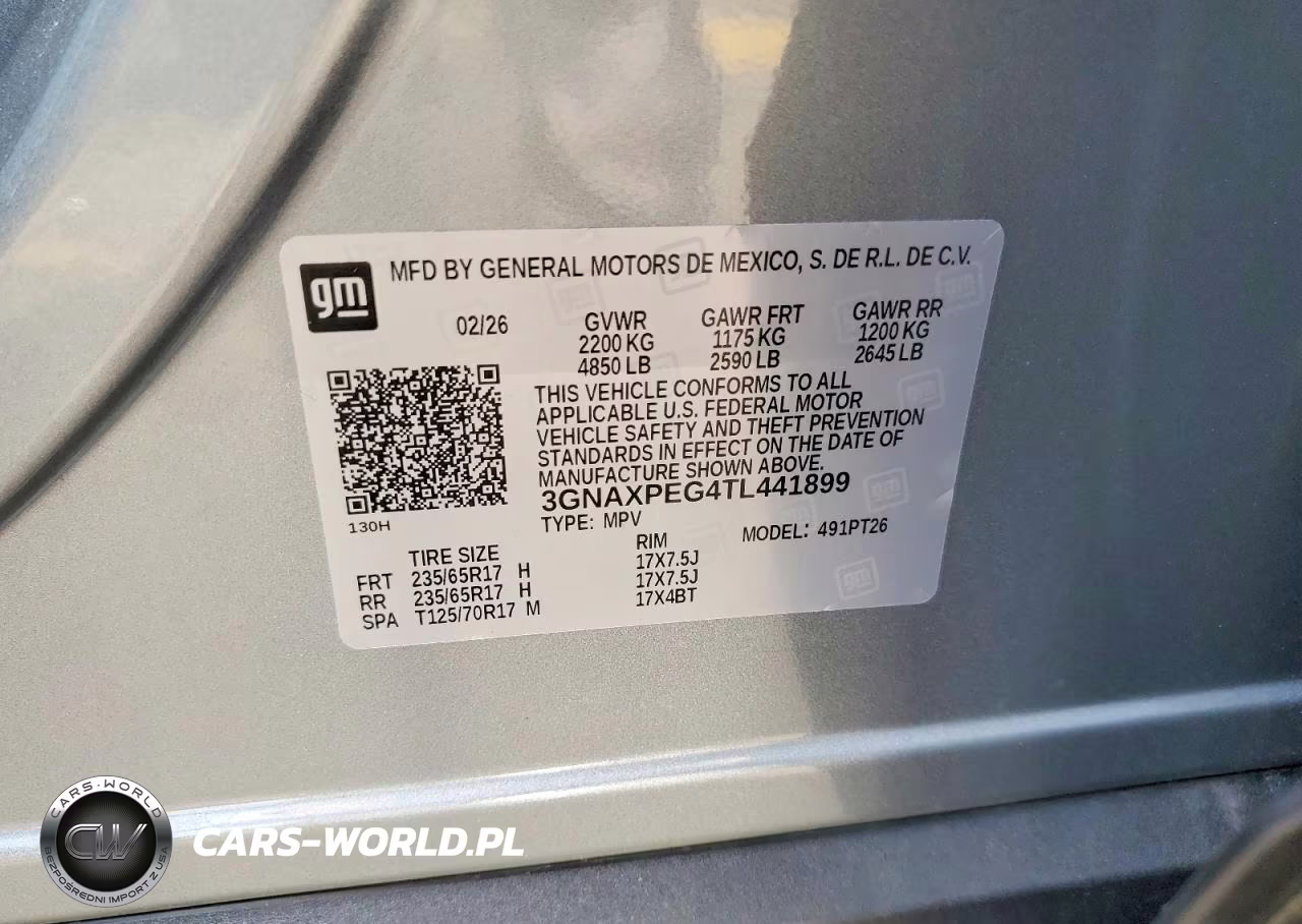 2026 Chevrolet Equinox Lt VIN:3GNAXPEG4TL441899 - 14