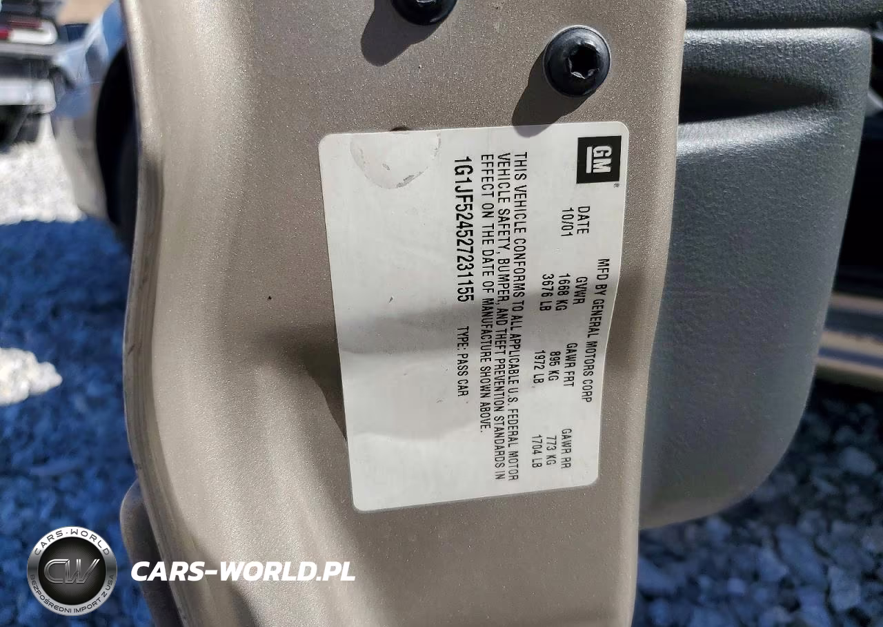 2002 Chevrolet Cavalier Ls VIN:1G1JF524527231155 - 12