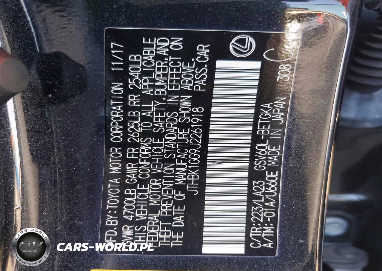 2018 Lexus Es 350 VIN:JTHBK1GG9J2261918 - 12