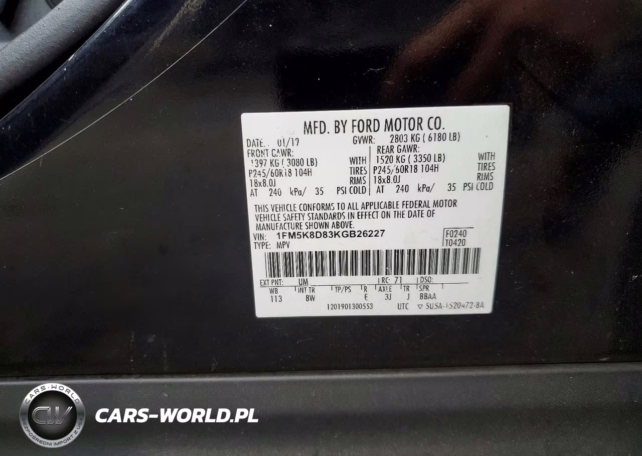 2019 Ford Explorer Xlt VIN:1FM5K8D83KGB26227 - 13