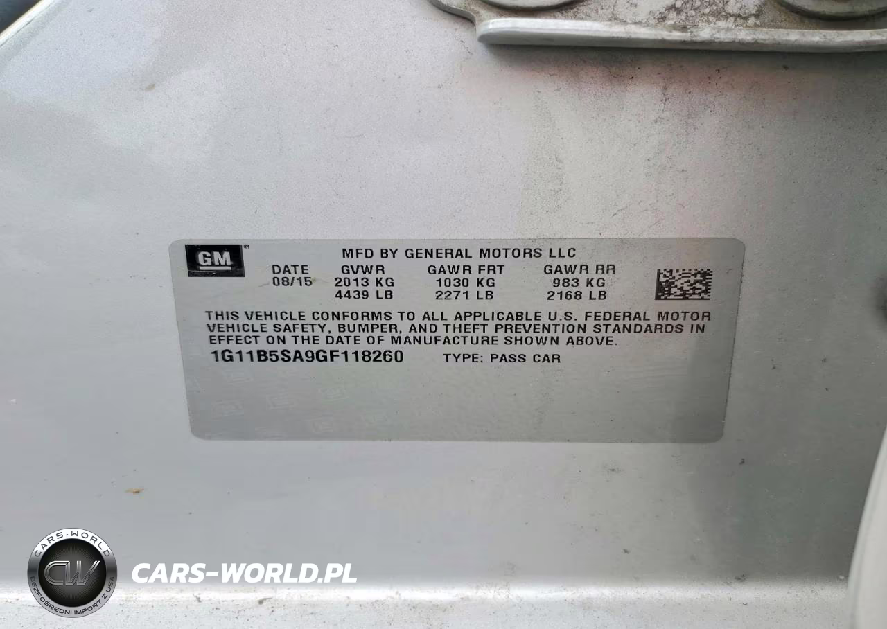 2016 Chevrolet Malibu Limited Ls VIN:1G11B5SA9GF118260 - 12