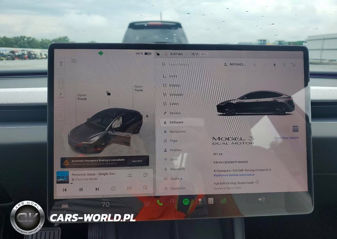 2026 Tesla Model 3 VIN:5YJ3E1EB6TF186602 - 9