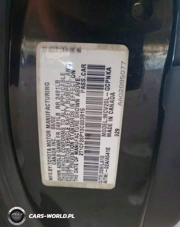 2003 Toyota Camry Solara Se VIN:2T1CF28P13C603915 - 12