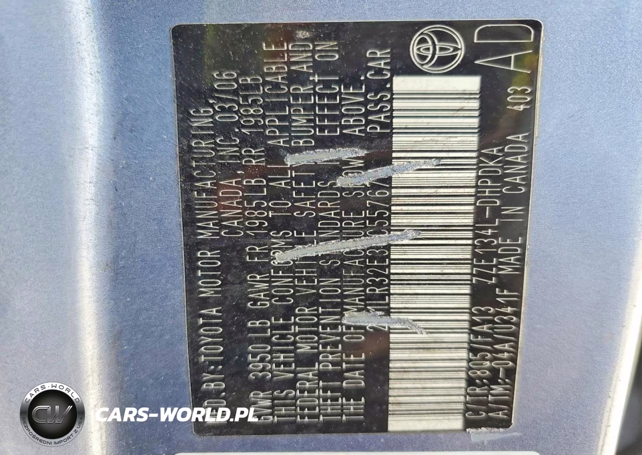 2006 Toyota Matrix Base VIN:2T1LR32E36C557674 - 12