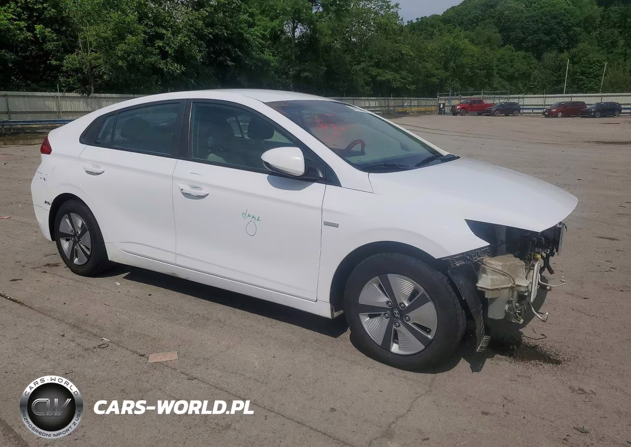 2017 Hyundai Ioniq Blue VIN:KMHC65LC7HU024620 - 4