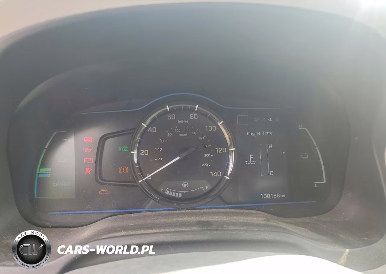 2017 Hyundai Ioniq Blue VIN:KMHC65LC7HU024620 - 9