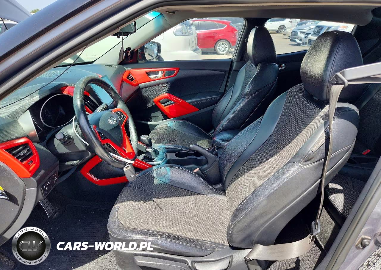2012 Hyundai Veloster Base VIN:KMHTC6AD6CU081782 - 7