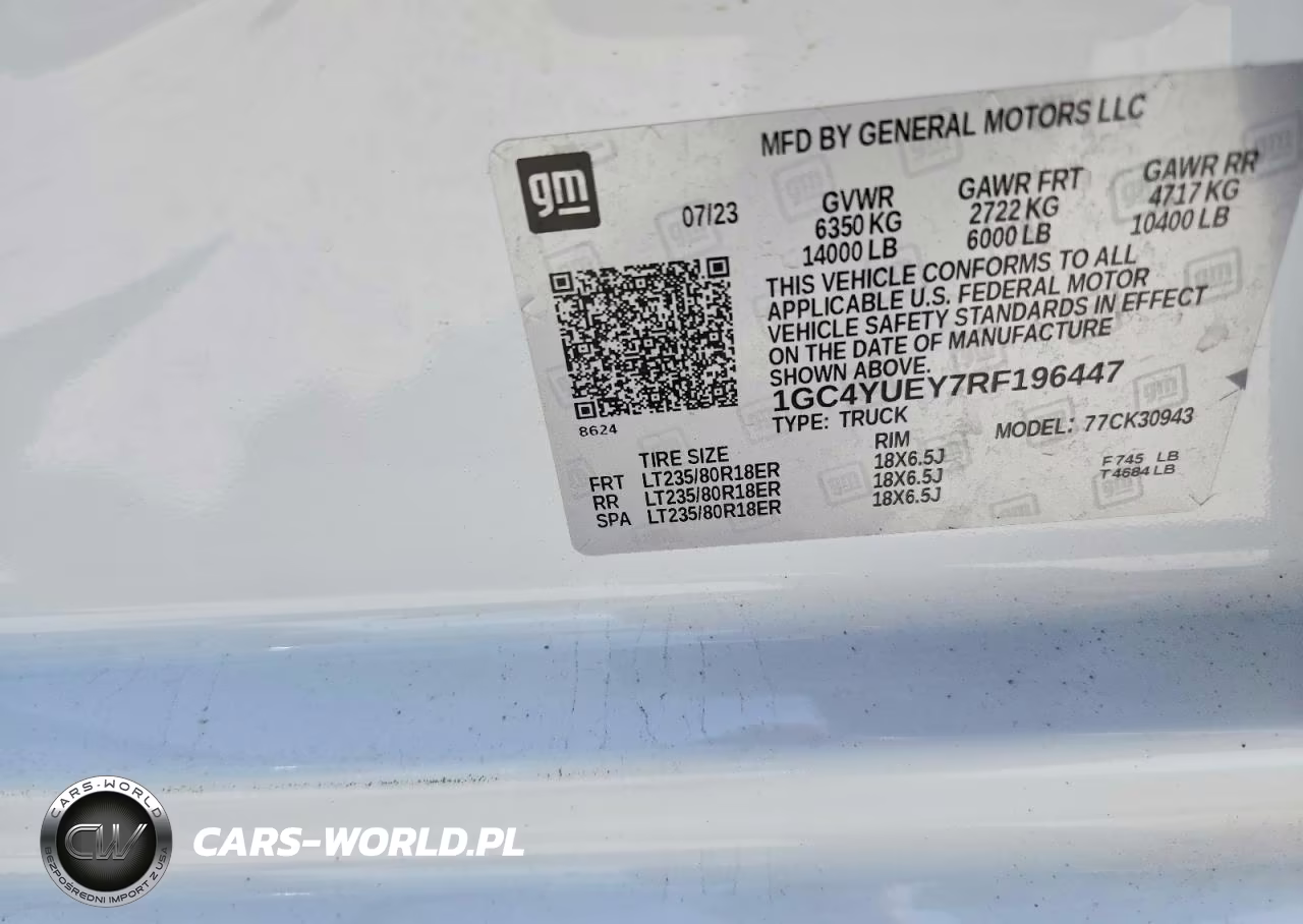 2024 Chevrolet Silverado K3500 Ltz VIN:1GC4YUEY7RF196447 - 12