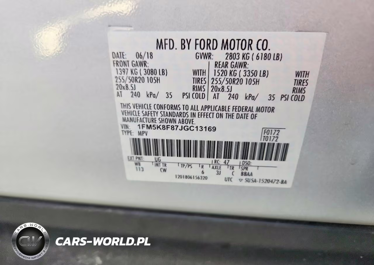 2018 Ford Explorer Limited VIN:1FM5K8F87JGC13169 - 14