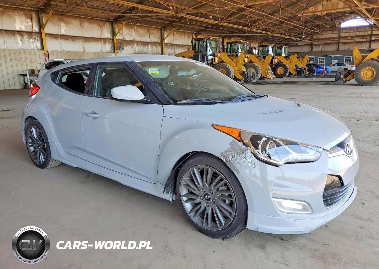 2013 Hyundai Veloster VIN:KMHTC6ADXDU153407 - 4