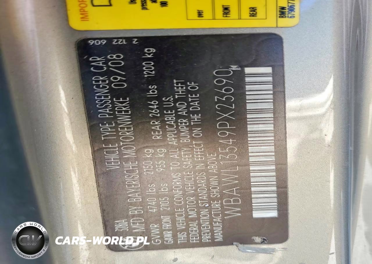 2009 BMW 328 I VIN:WBAWL13549PX23690 - 12