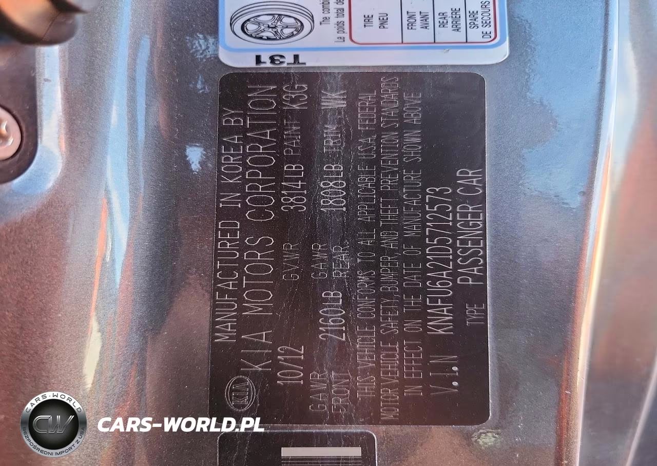 2013 Kia Forte Ex VIN:KNAFU6A21D5712573 - 12