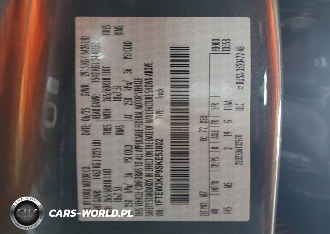 2025 Ford F-150 Xlt VIN:1FTEW3KP9SKE53802 - 13