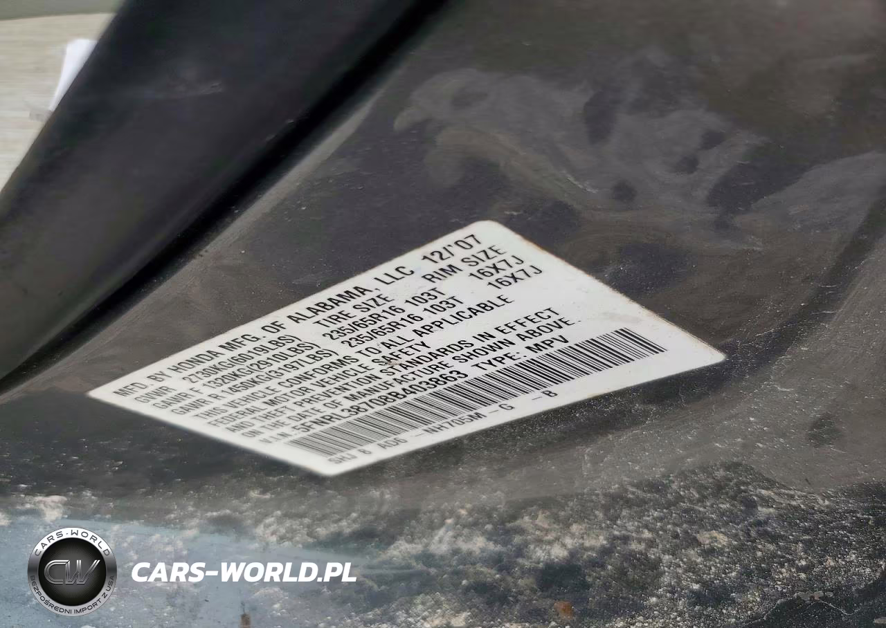 2008 Honda Odyssey Exl VIN:5FNRL38708B403863 - 13