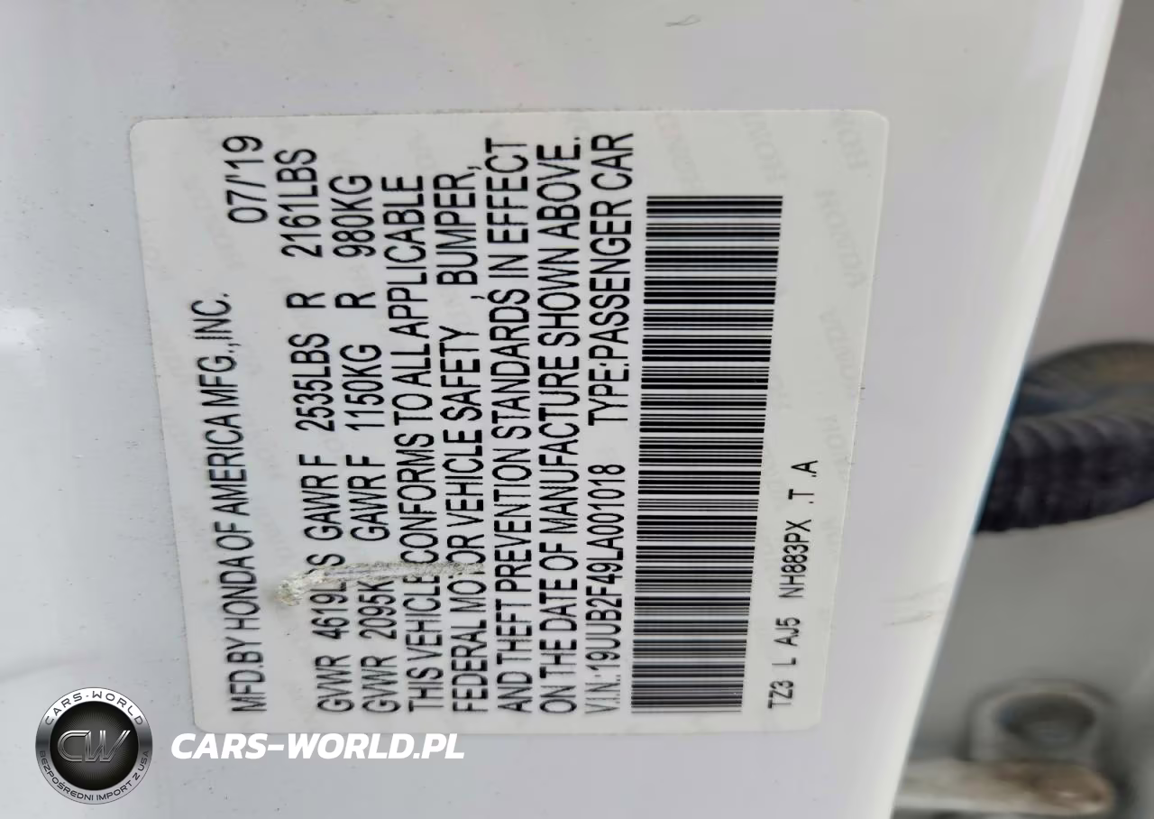 2020 Acura Tlx Technology VIN:19UUB2F49LA001018 - 12