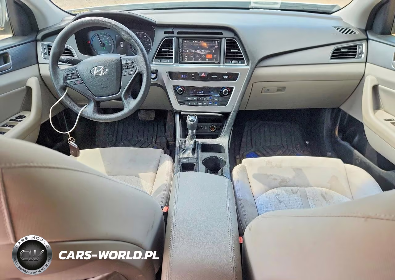 2016 Hyundai Sonata Hybrid Se VIN:KMHE24L11GA028210 - 8